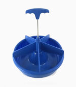 Comedero plato azul 3